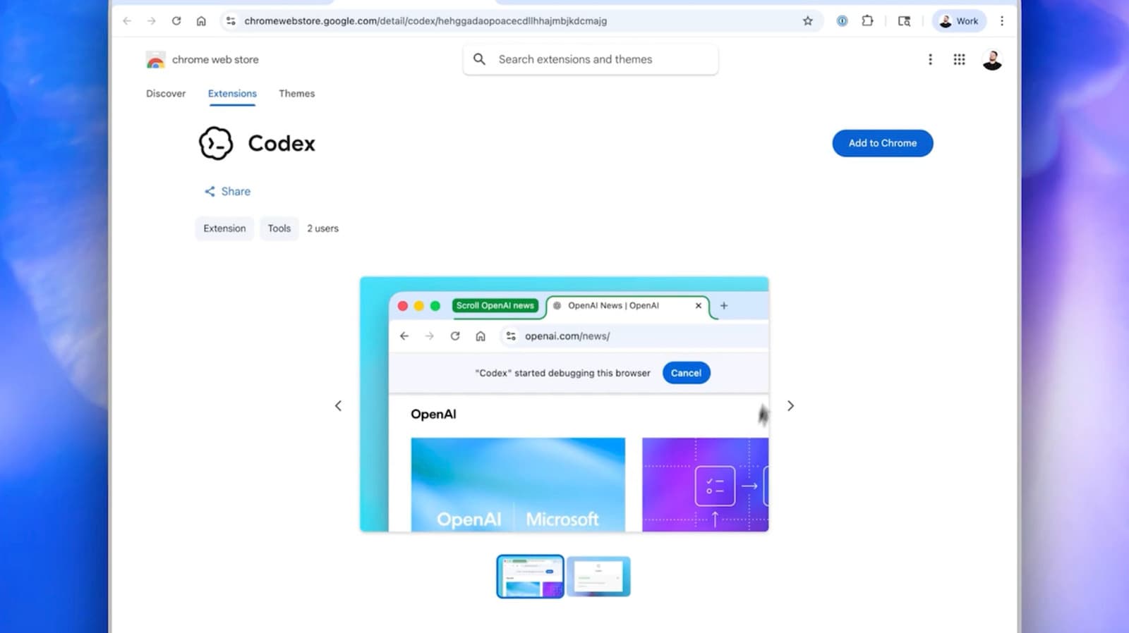OpenAI debuts a Codex plugin for Chrome