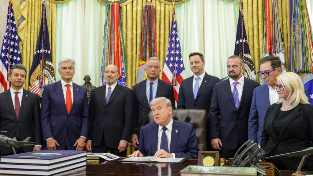 STAT+: Trump celebrates closing first round of drug pricing deals, promises more ahead