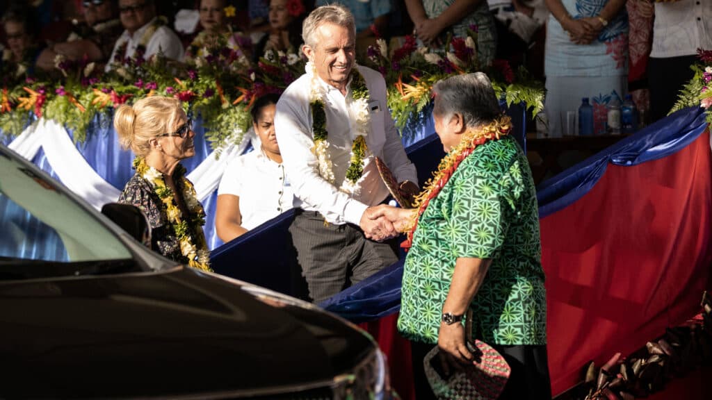 RFK Jr. said a Samoa trip had nothing to do with vaccines. New documents refute that