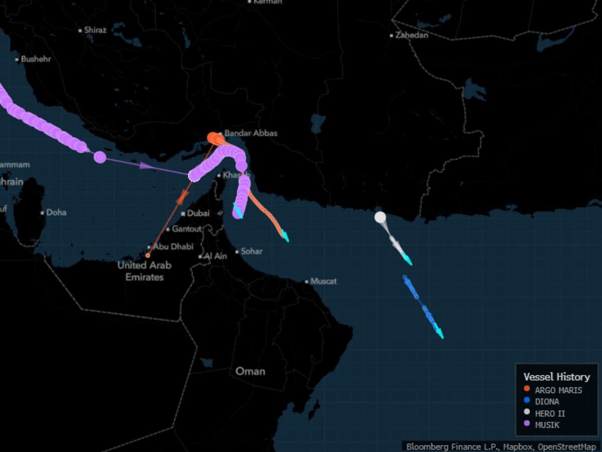 Iran Is Moving Its Oil Tankers Around Ahead of US Deal Signing