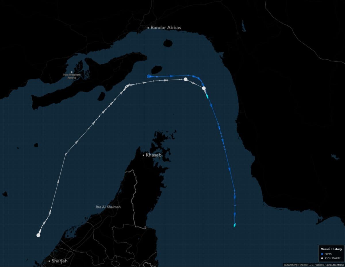 US-Sanctioned Tanker Tests Trump Blockade With Hormuz Transit