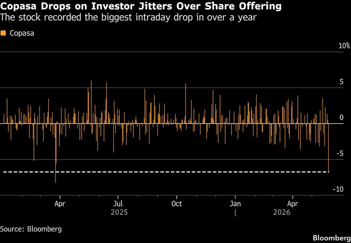 Copasa Weighs Relaunch of Offering After Bids Fall Below Minimum Price
