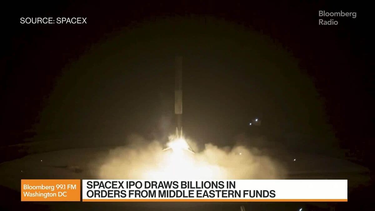 SpaceX IPO Draws Billions in Orders From Middle Eastern Funds