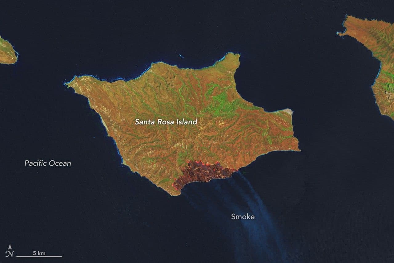 Fire’s Footprint on Santa Rosa Island