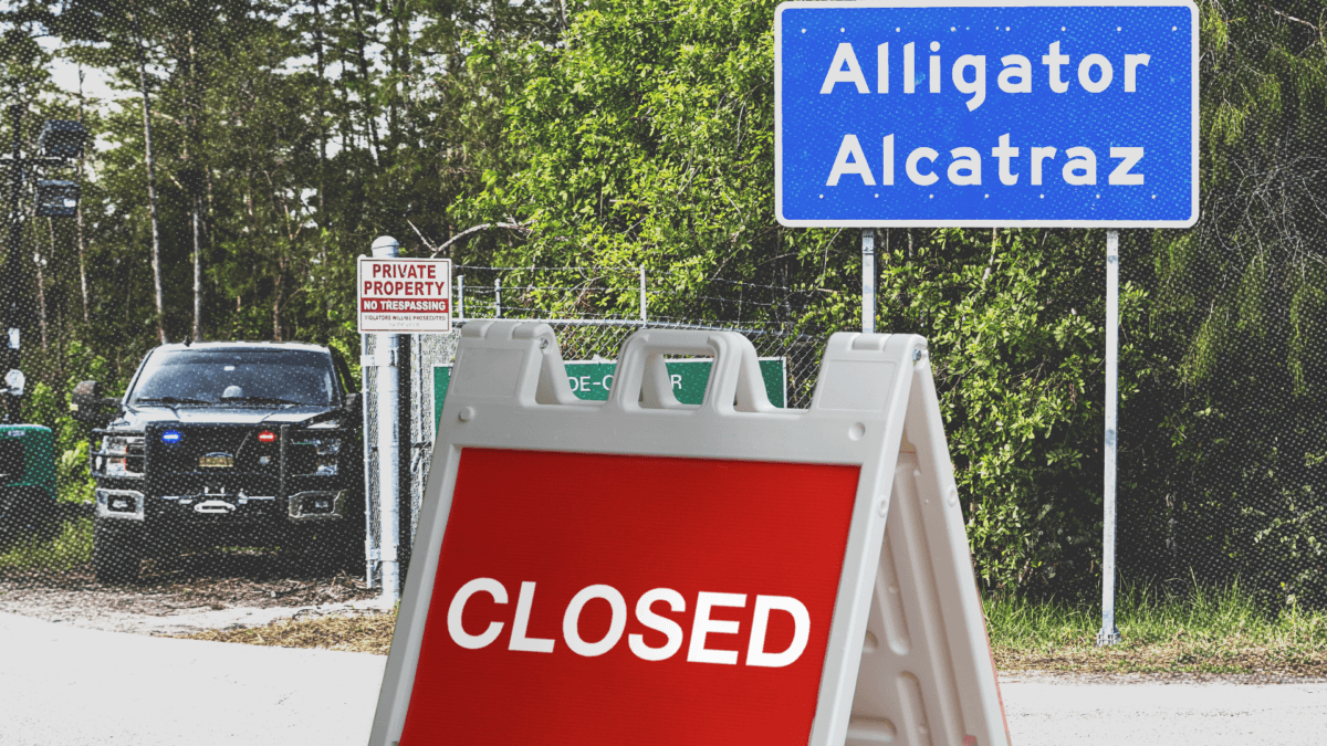 DHS Reportedly Weighs Closing Florida's 'Alligator Alcatraz' Over Mounting Costs