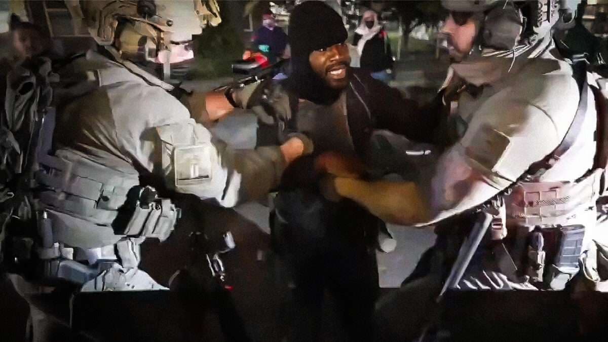 DHS Says It Has 'Zero Tolerance' for Protesters' 'Verbal Assaults.' Here's What the Law Says.