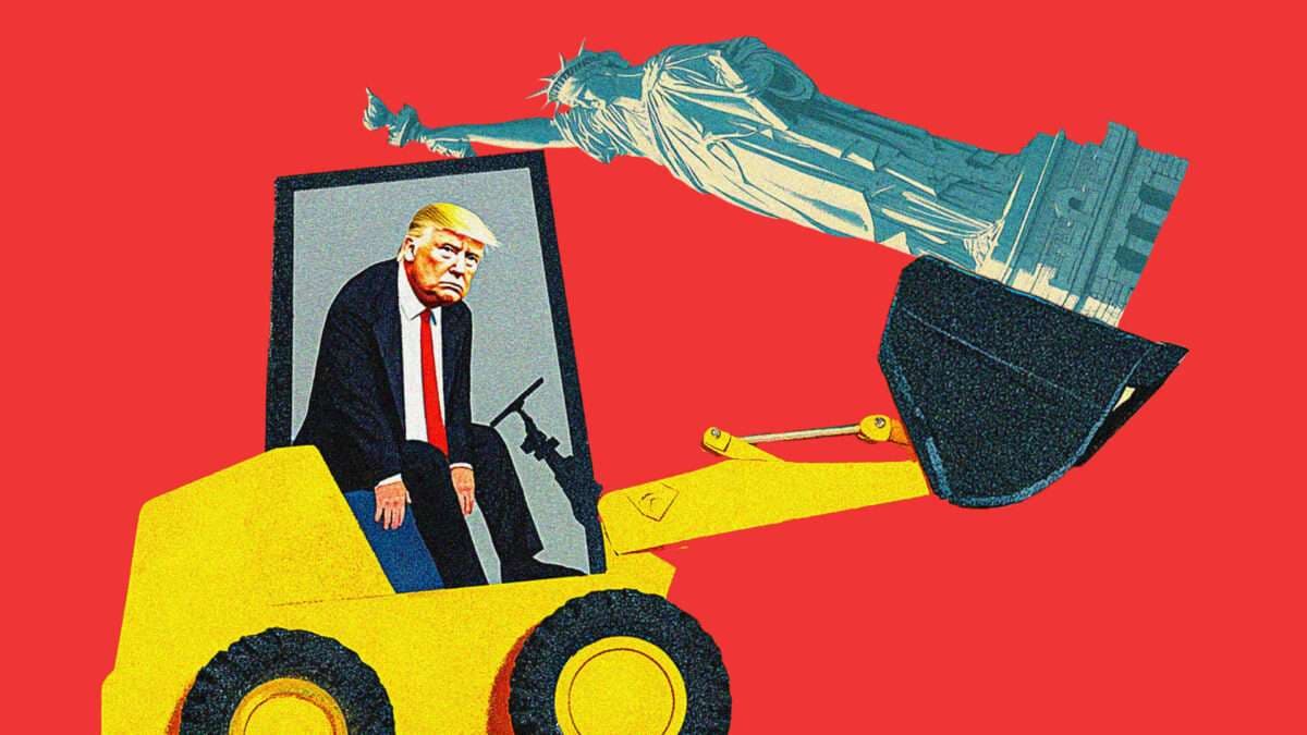 DOJ Claim That Trump Could 'Bulldoze' Statue of Liberty Fits a Pattern