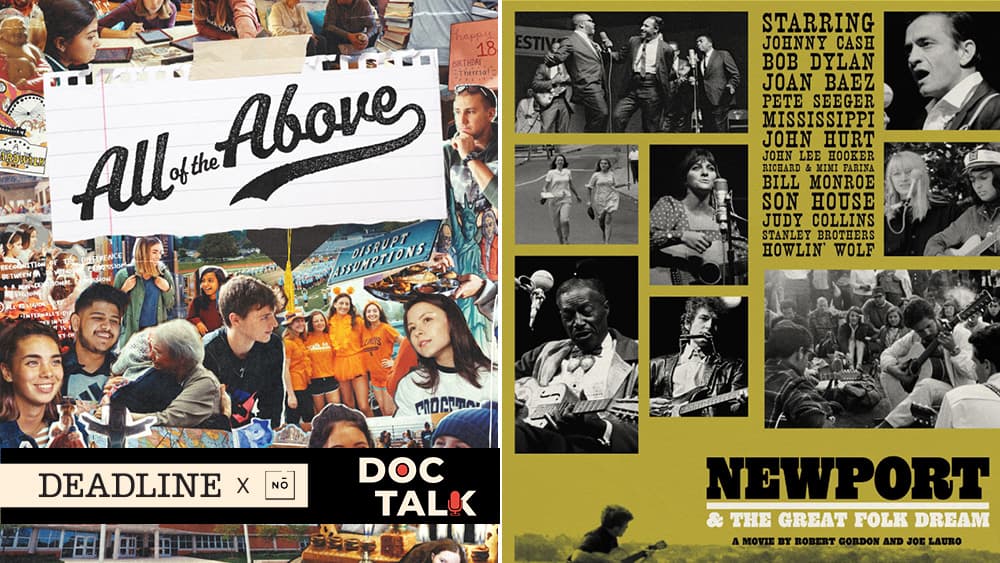 Grab Your Acoustic Guitar: Doc Talk Podcast Tunes Up With ‘Newport & The Great Folk Dream’ & ‘All Of The Above’