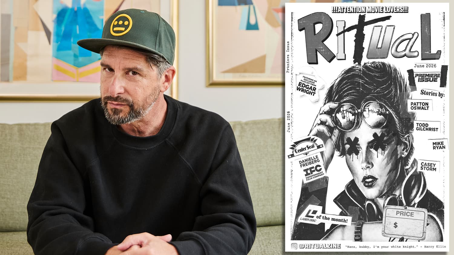Indie Film Zine ‘Ritual’ Launches In L.A. With Contributors Edgar Wright’s End-Credit Playlist & Patton Oswalt’s ‘Seen It, Now Read It’ Essays
