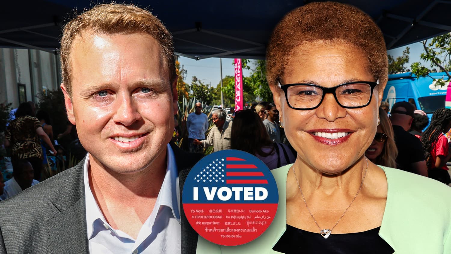 L.A. Mayor Race Gets Legal: Bass Mocks Pratt’s Supporters As “AI Cartoons”; Incumbent Broke Election Laws, ‘Hills’ Vet Insists