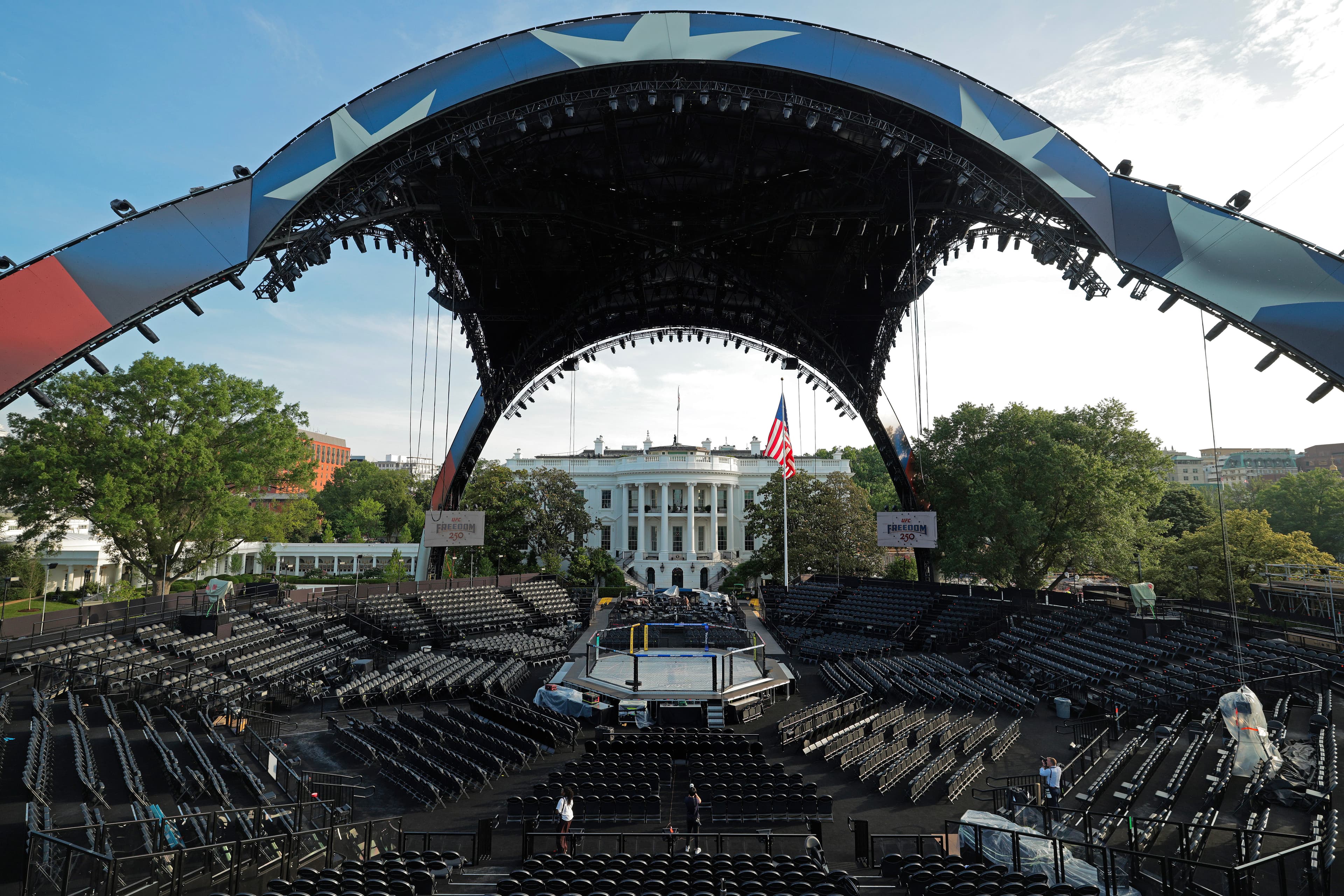 UFC Tells Attendees To “Plan Accordingly” As Severe Thunderstorm Watch Threatens To Disrupt Trump White House Cage Match