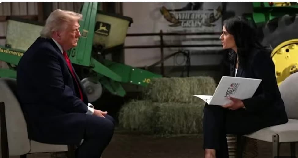 Donald Trump Loses It On ‘Meet The Press’ Moderator Kristen Welker, Cuts Interview Off As She Fact Checks Rigged Election Claims