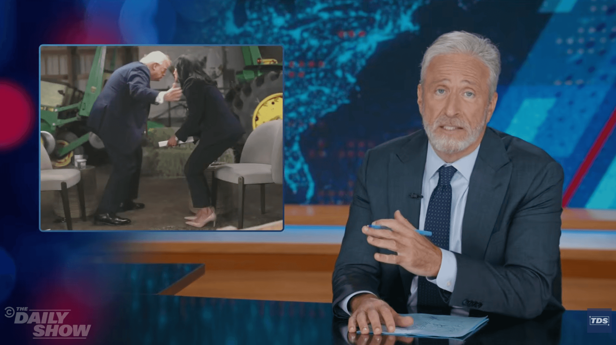 Jon Stewart Unloads On Trump Storming Out Of ‘Meet The Press’ Interview: “Hissy Fit Of An Incredibly Fragile Man-Baby”