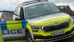 Shot fired as officer struck by stolen police car