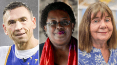 Rugby star Sinfield and authors Blackman and Donaldson lead honours list