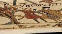 Bayeux Tapestry in 'wonderful state' after journey to London, French minister says
