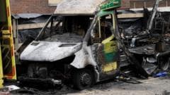 Three charged over Jewish charity ambulance fires