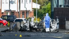 Car explosion at police station treated as attempted murder