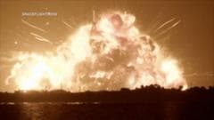Moment Blue Origin rocket explodes during test in Florida