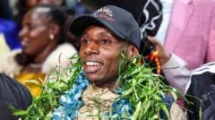 'I did not expect it': Kenya's Sabastian Sawe welcomed home with jubilant celebrations