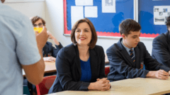 Education secretary says she'll turn Tory leader's insult into a T-shirt