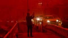 Man dies in storm as Saharan dust shrouds Crete