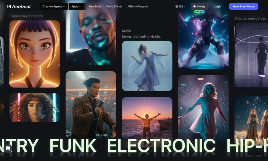 How freebeat.ai Made Music Videos Live