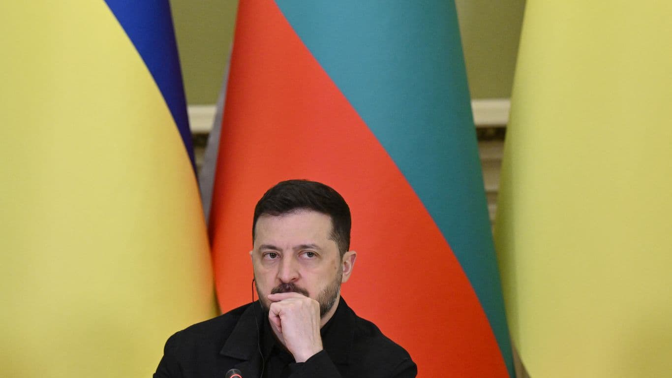 Exclusive: Zelensky says Russia winning from Iran war