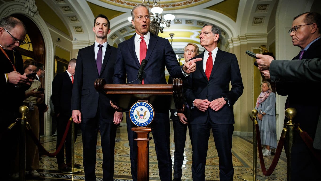 Thune nudges Trump to "wrap up" Fed probe