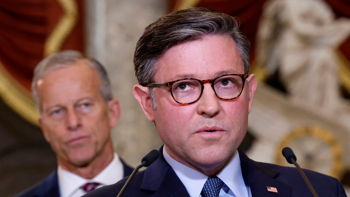 Johnson to address Senate Republicans amid escalating tensions