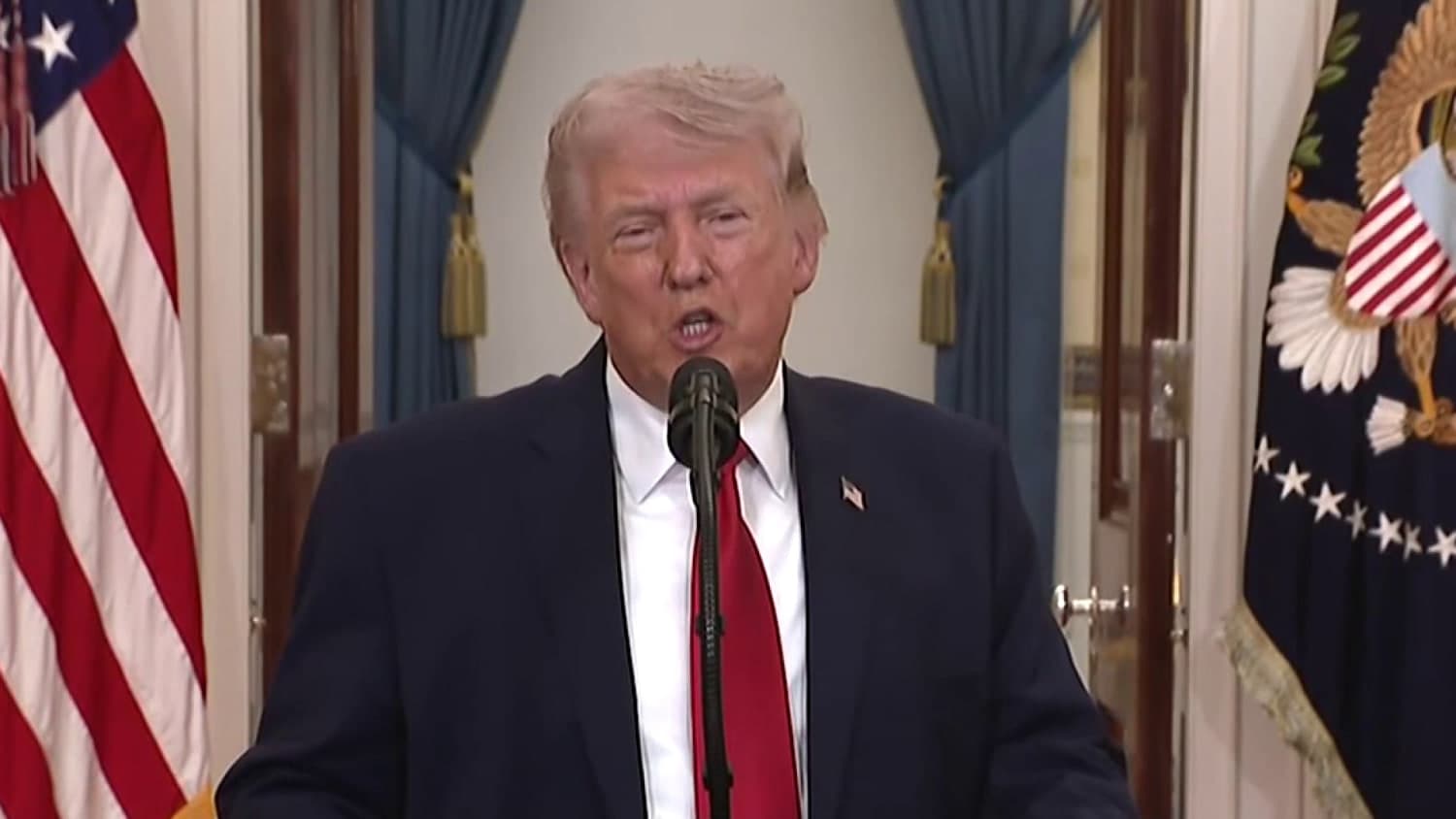 Trump pulls out ‘big rhetorical guns’ to try to make his case for the war with Iran