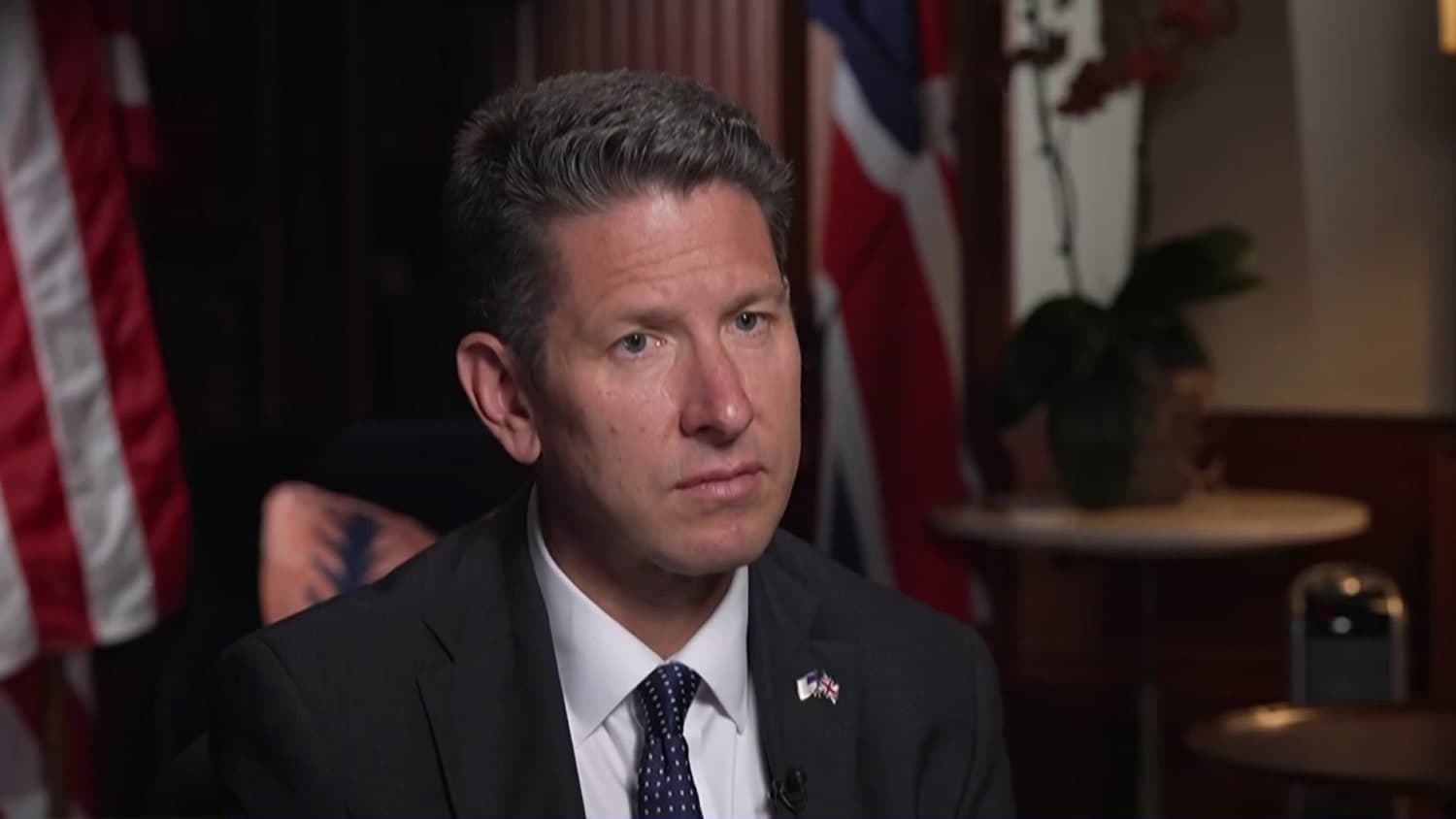 1-on-1 with the UK ambassador to U.S., Mandelson's replacement, ahead of the King's visit