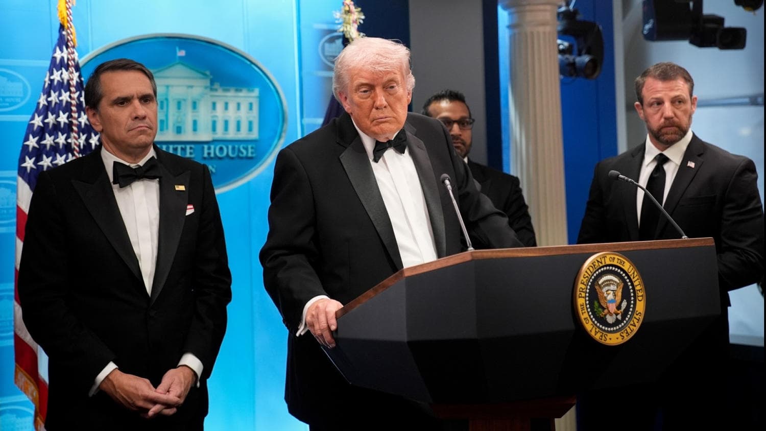Trump Speaks After White House Correspondents’ Dinner Shooting