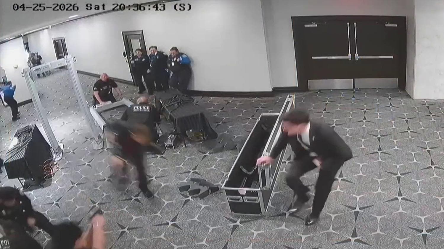 DOJ releases new video showing Correspondents’ Dinner suspect running through security