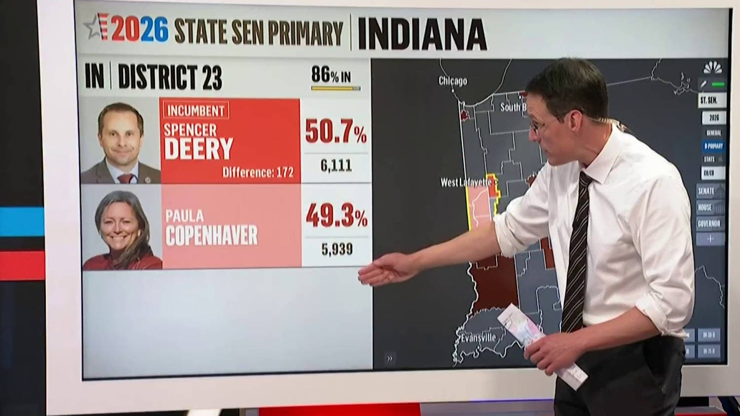 Steve Kornacki breaks down primary races in Ohio, Indiana