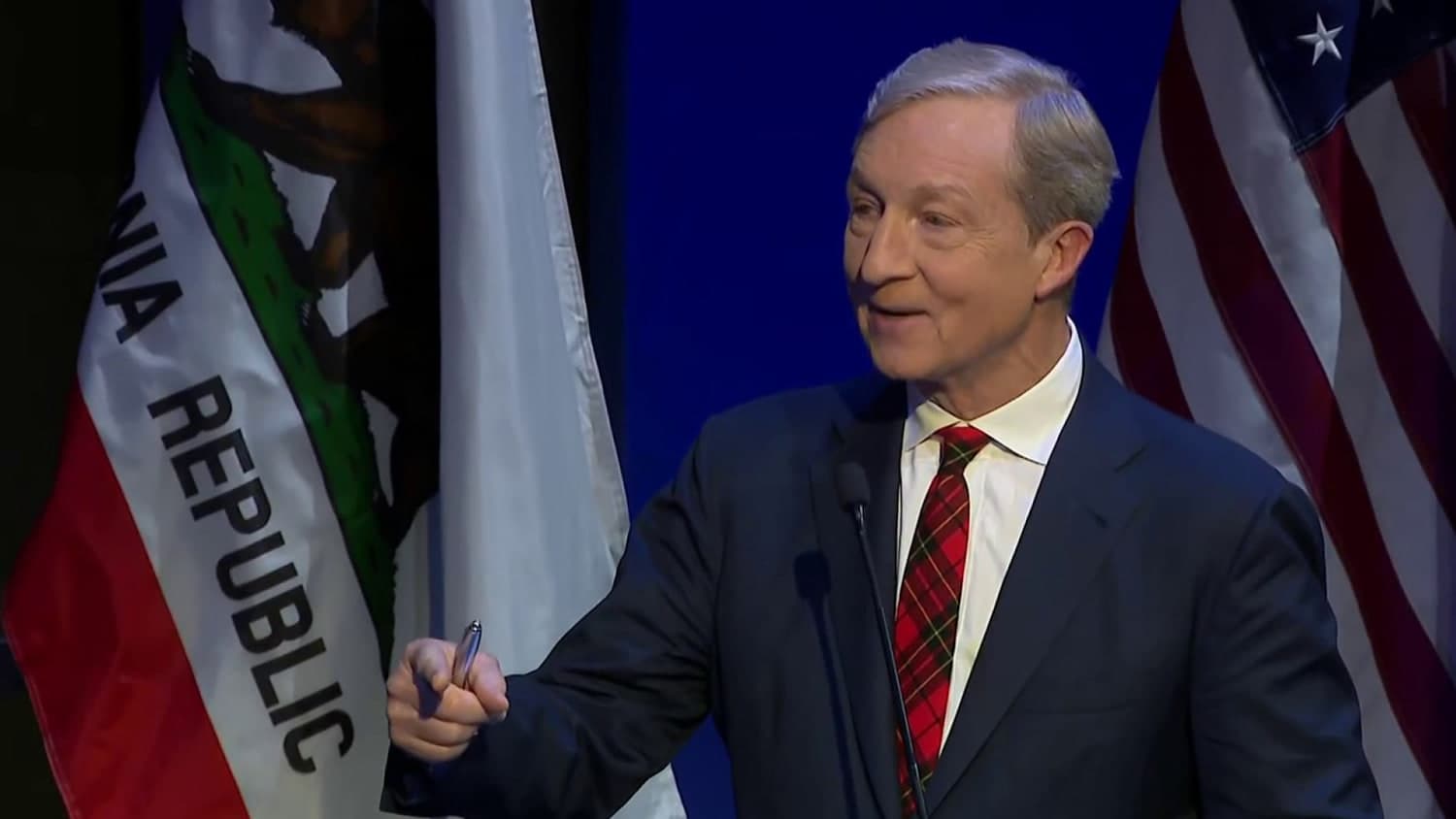 Steyer only candidate who supports California wealth tax during debate
