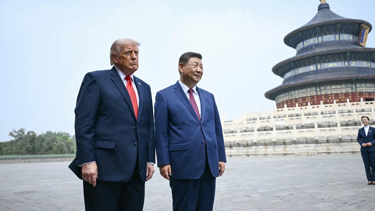President Trump visits Temple of Heaven following historic U.S.-China summit