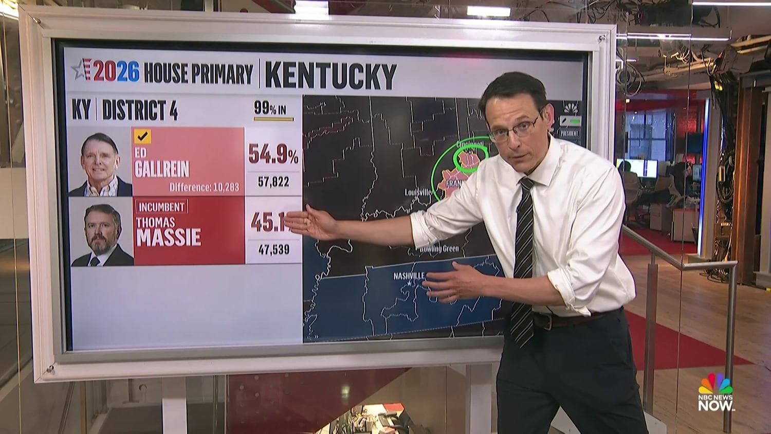 Kornacki: Rep. Thomas Massie’s loss shows that when Trump ‘wants you out, you're out’
