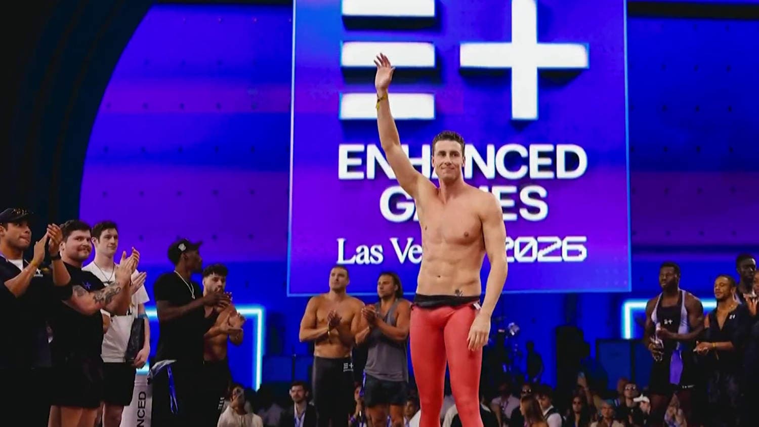 Swimmer 'breaks' world record at billionaire-backed Enhanced Games