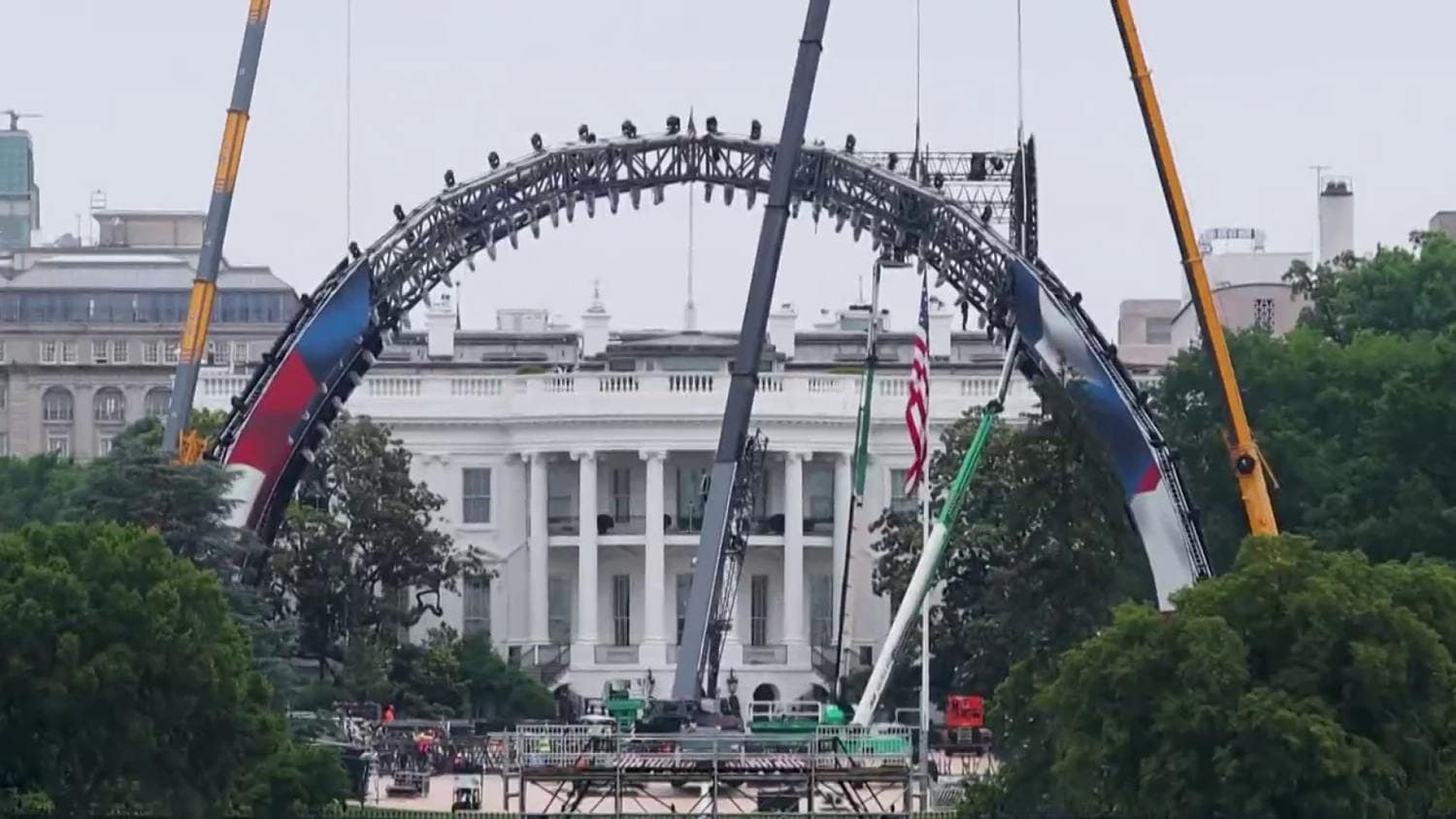 First images of UFC fight night venue at White House