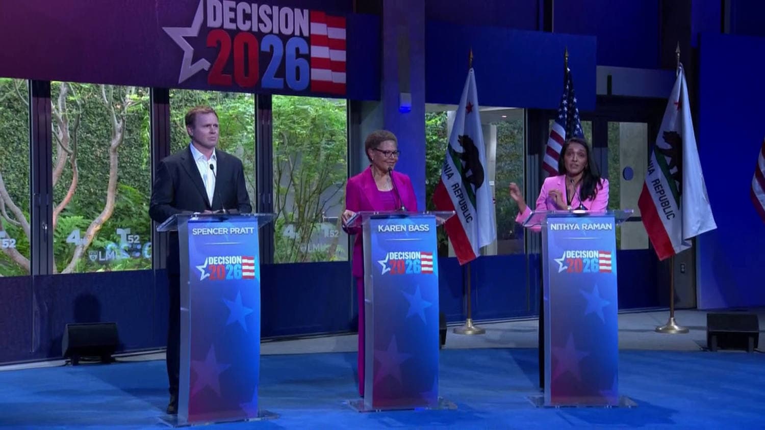 Los Angeles Mayor Candidates Spar Over Wildfire Response