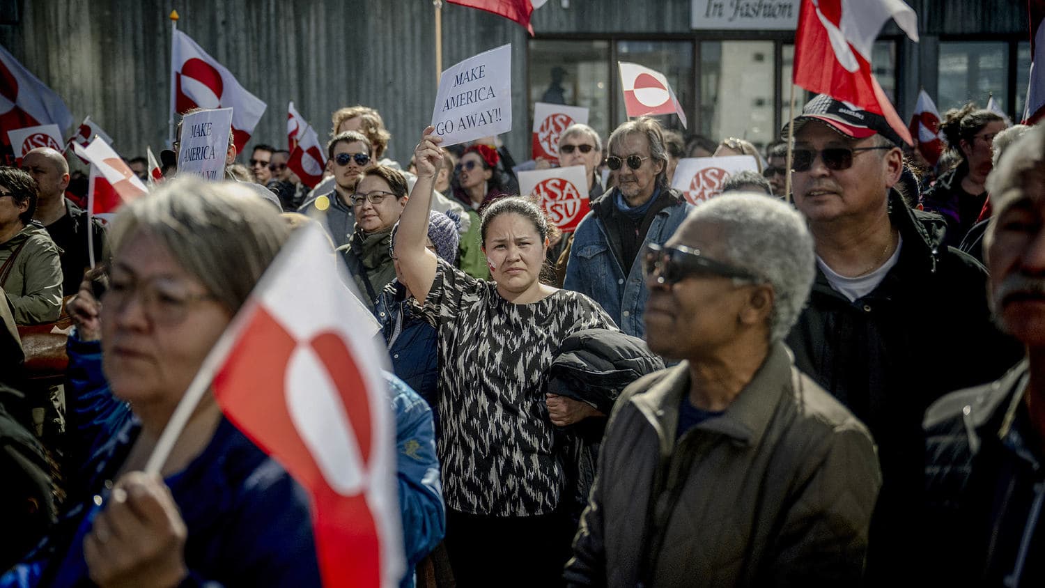 Greenlanders protest against Trump as the U.S. opens new consulate