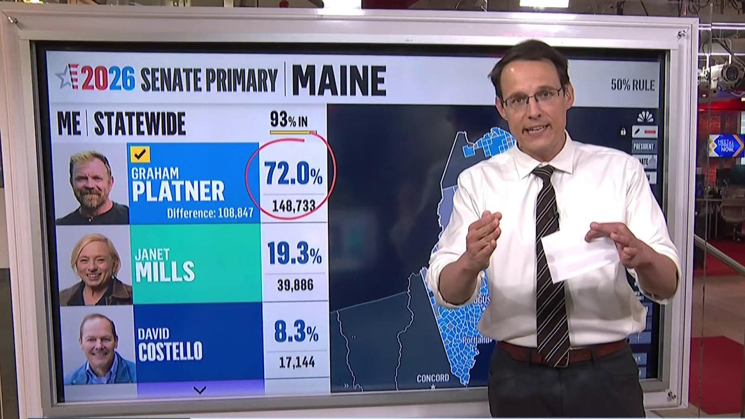 Kornacki: Graham Platner's primary win margins 'a sign of strength' amid controversies