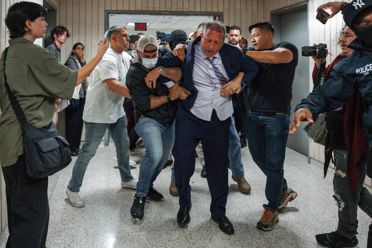 Brad Lander stands trial in New York over September arrest at ICE facility