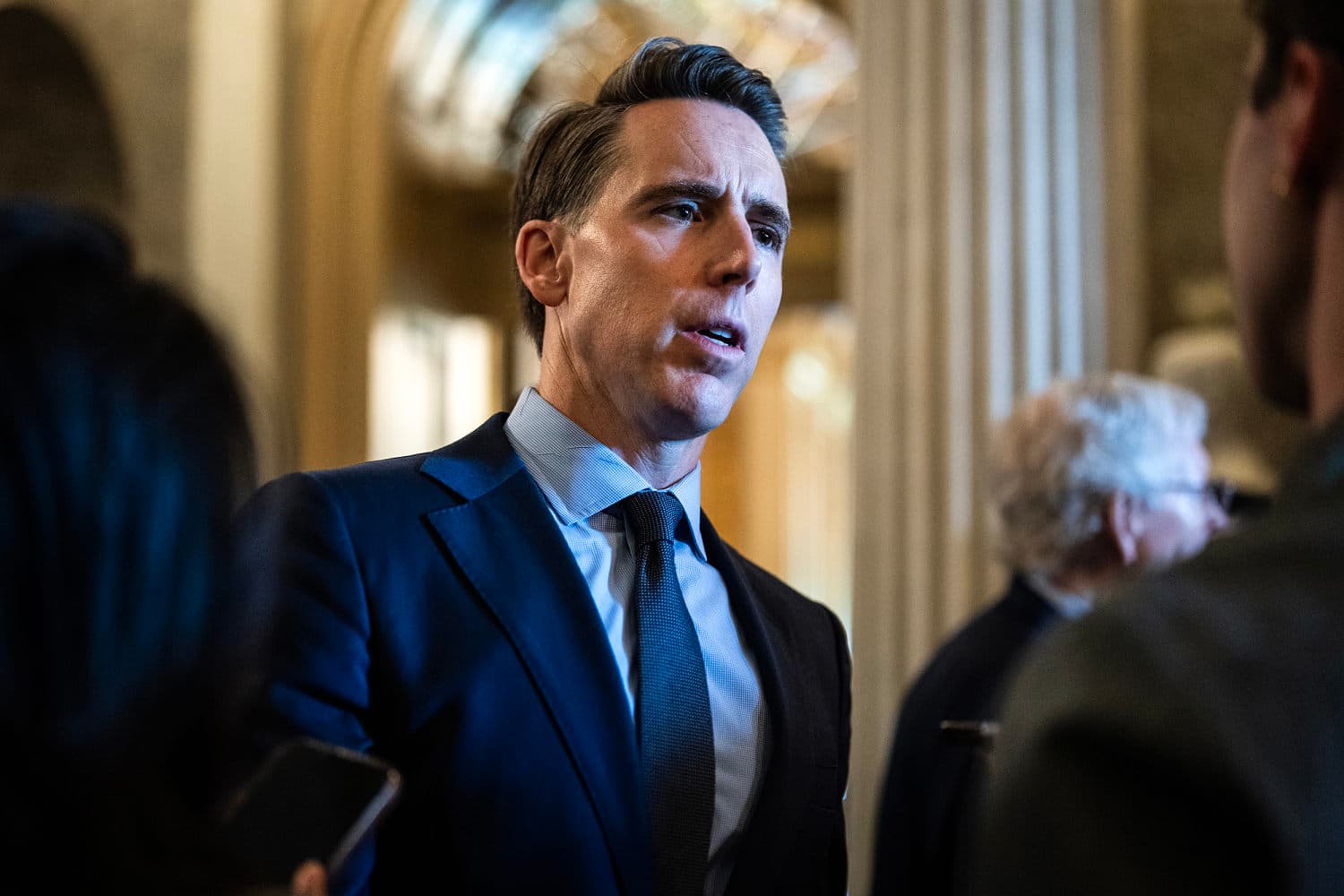 Sen. Josh Hawley says he favors a stock-trading ban that applies to presidents
