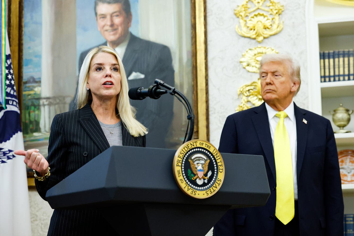 Pam Bondi out as attorney general, Trump says