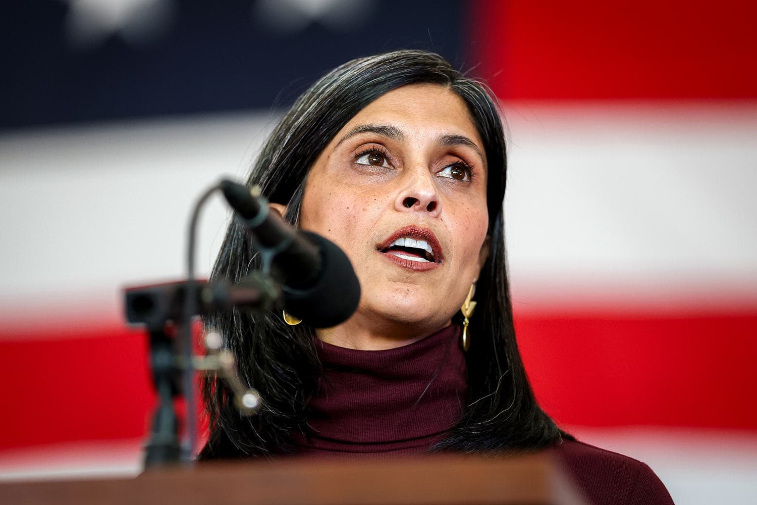 Usha Vance says she and her husband don't always agree, but their talks are 'very productive'