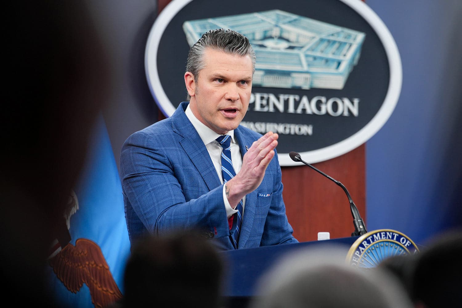 Hegseth attacks 'unpatriotic' media and compares reporters to Jewish biblical group