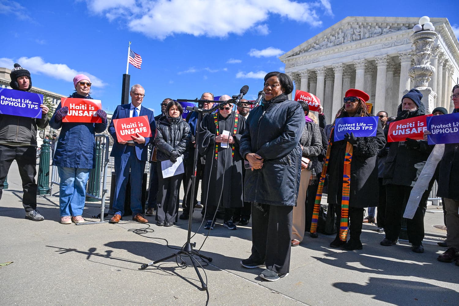 Supreme Court weighs Trump attempt to remove protections for thousands of Haitians and Syrians