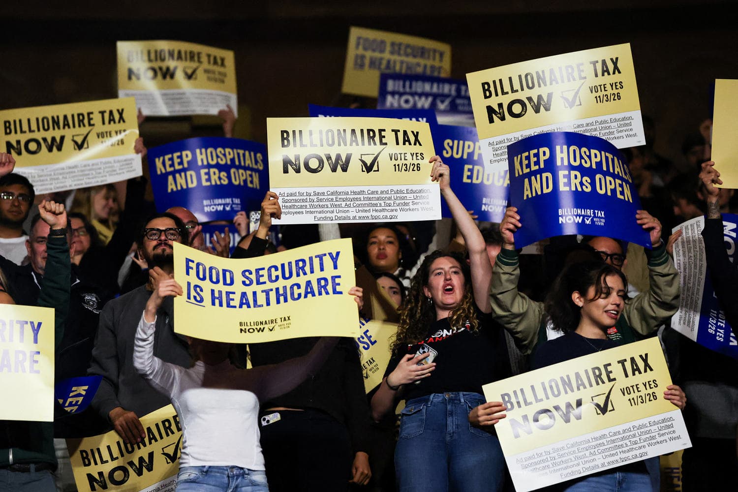 Billionaire tax supporters submit signatures to place measure on California's ballot